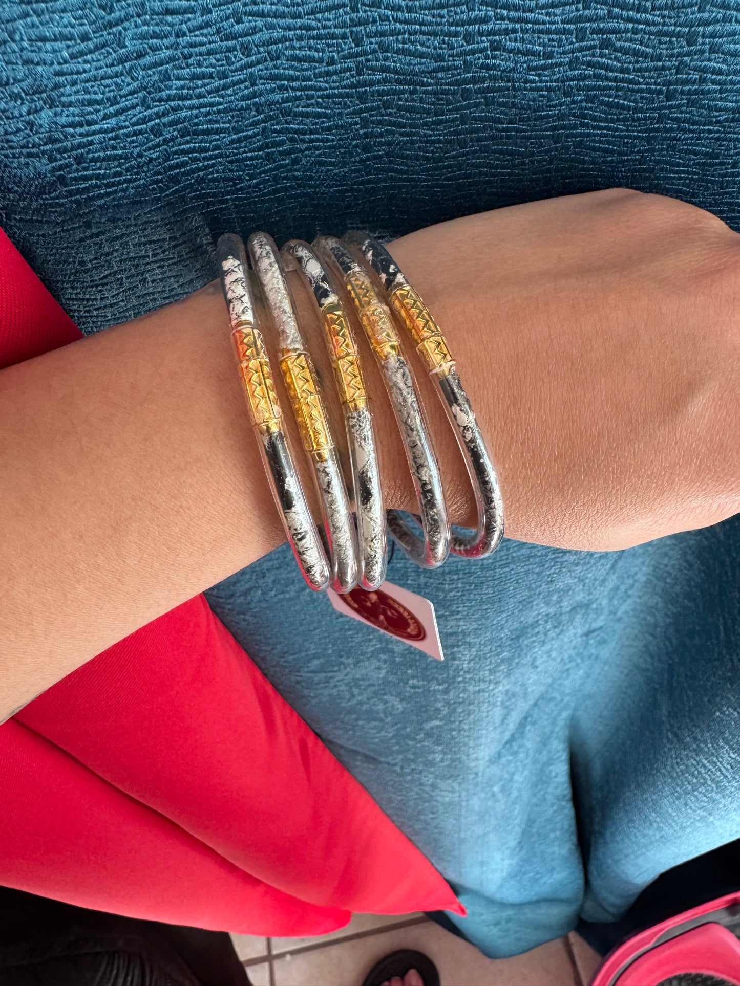 Glitter Jelly Tube Bracelets