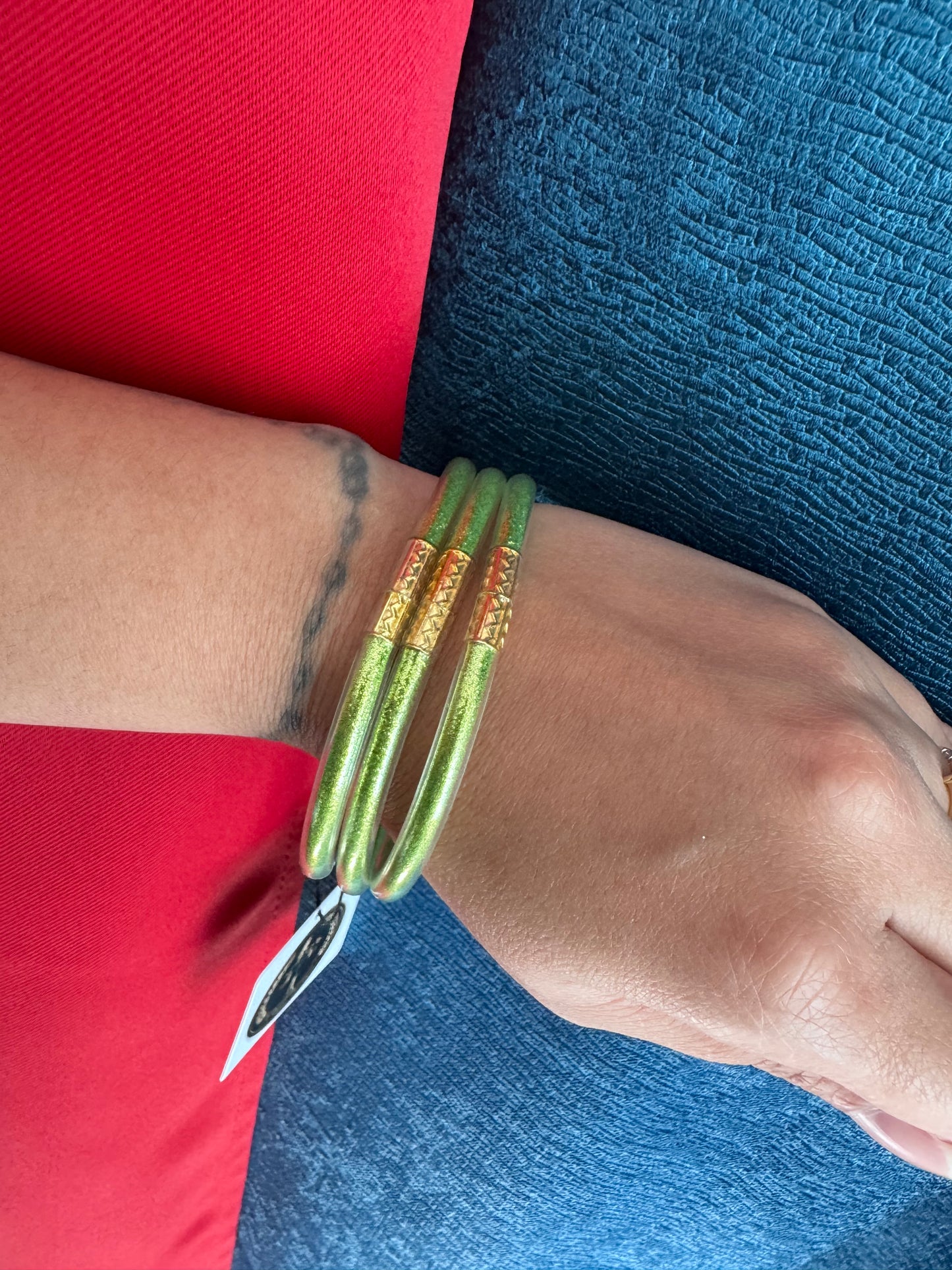 Glitter Jelly Tube Bracelets