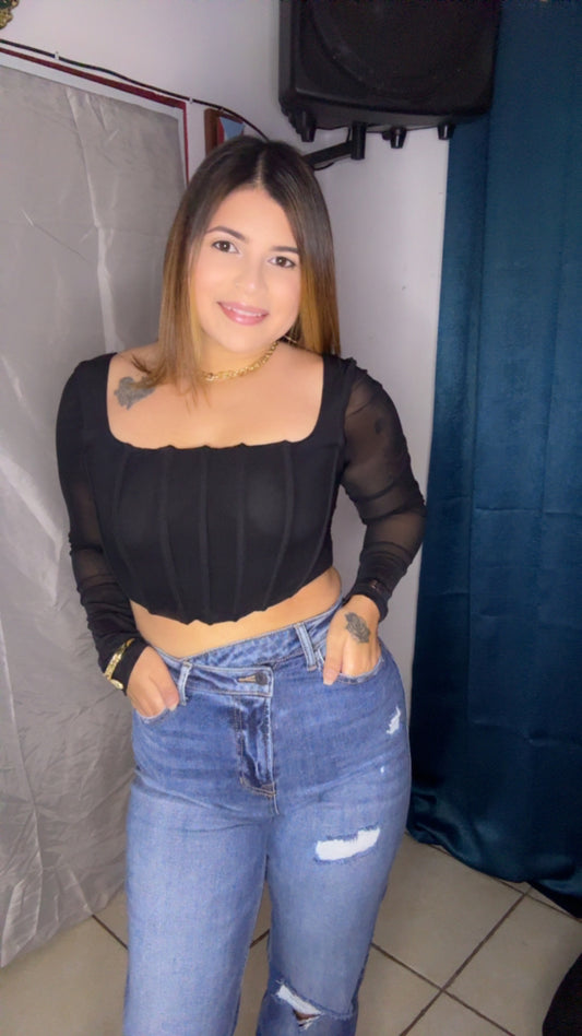 Adore Corset Crop Top