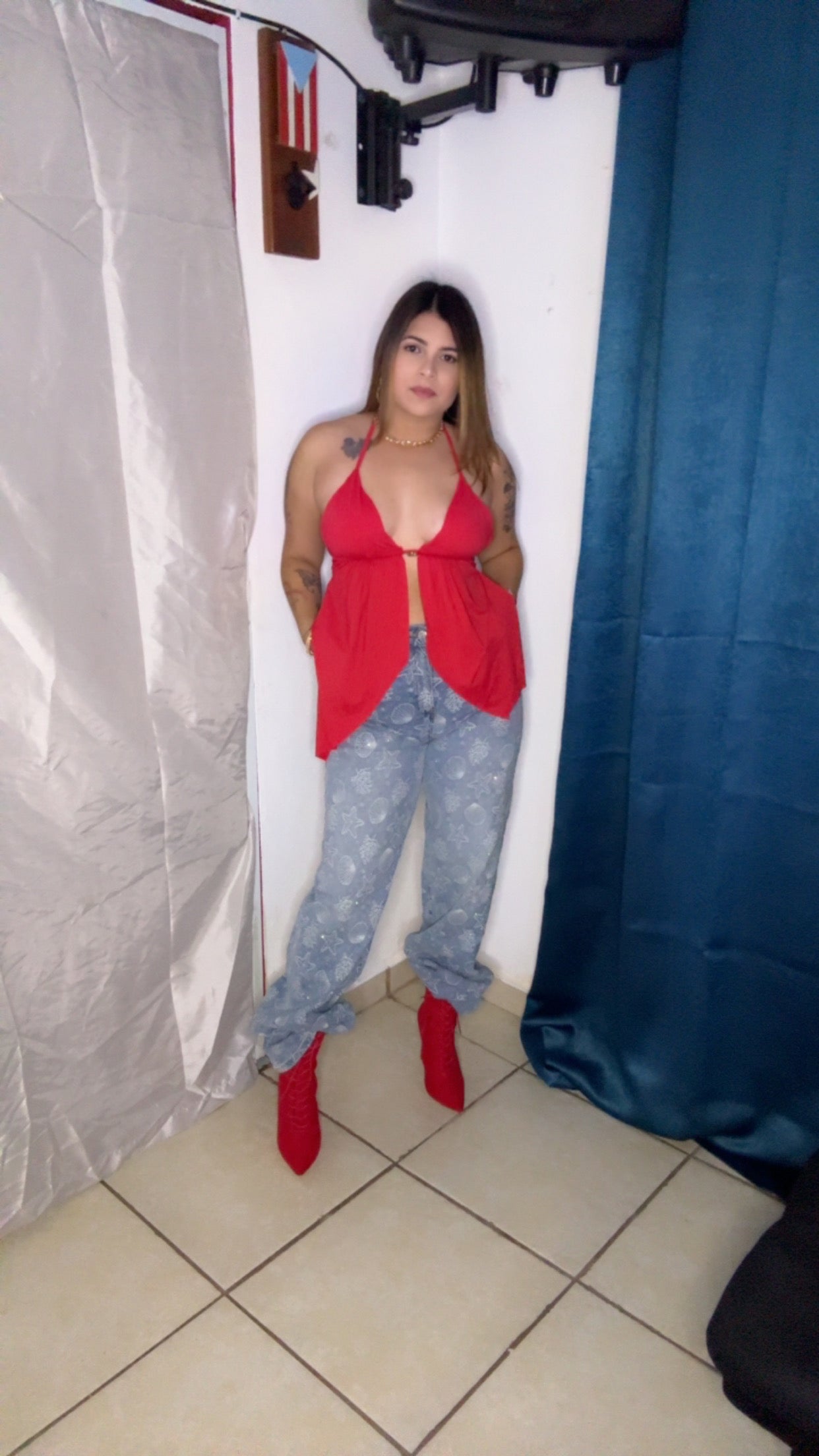 Mermaid Coast Rhinestone Jeans