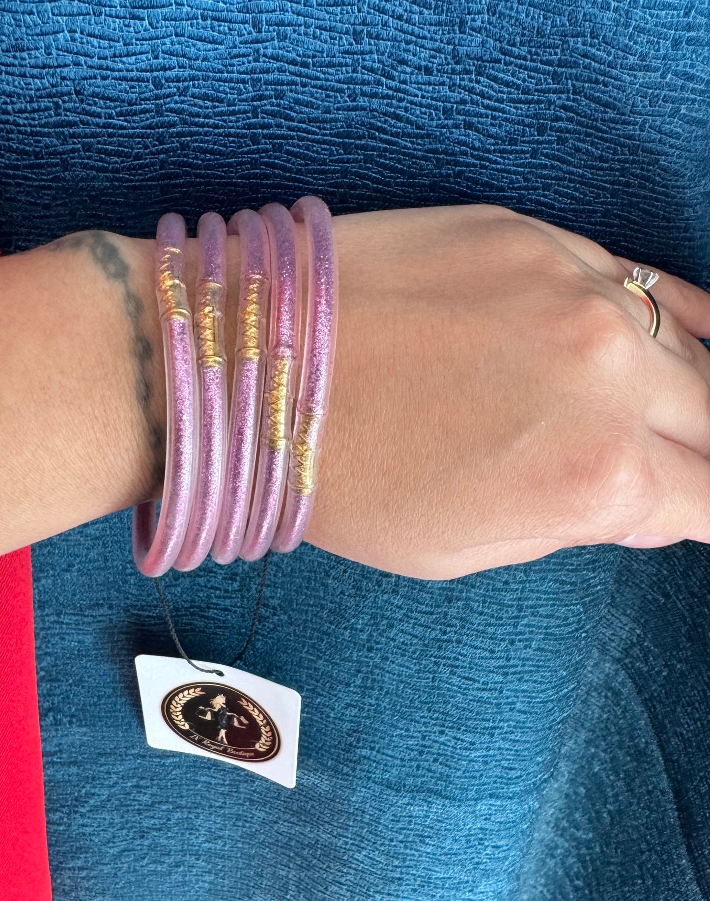 Glitter Jelly Tube Bracelets