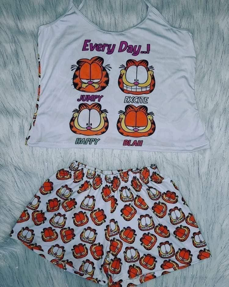 Garfield Mood Pajama Set – “Every Day” Edition